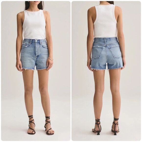 AGOLDE Dee Super High Rise Denim Short in Epic Size 29 - Picture 1 of 9